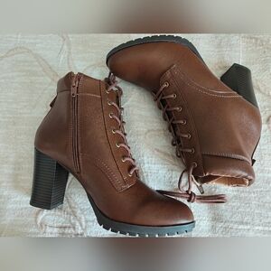 Style & Co. Rich Brown Heeled Boots